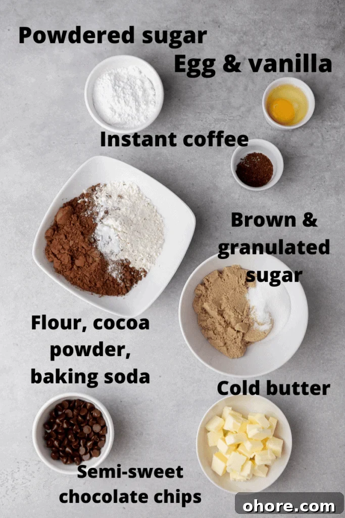 CRUMBL chocolate cake cookies ingredient