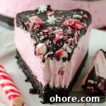 No-Bake Peppermint Cheesecake - Featured Image