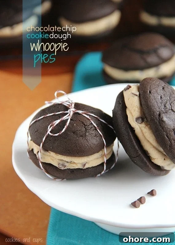 Cookie Dough Whoopie Pie Filling Recipe and Tips 2 Image of Chocolate Chip Cookie Dough Whoopie Pies