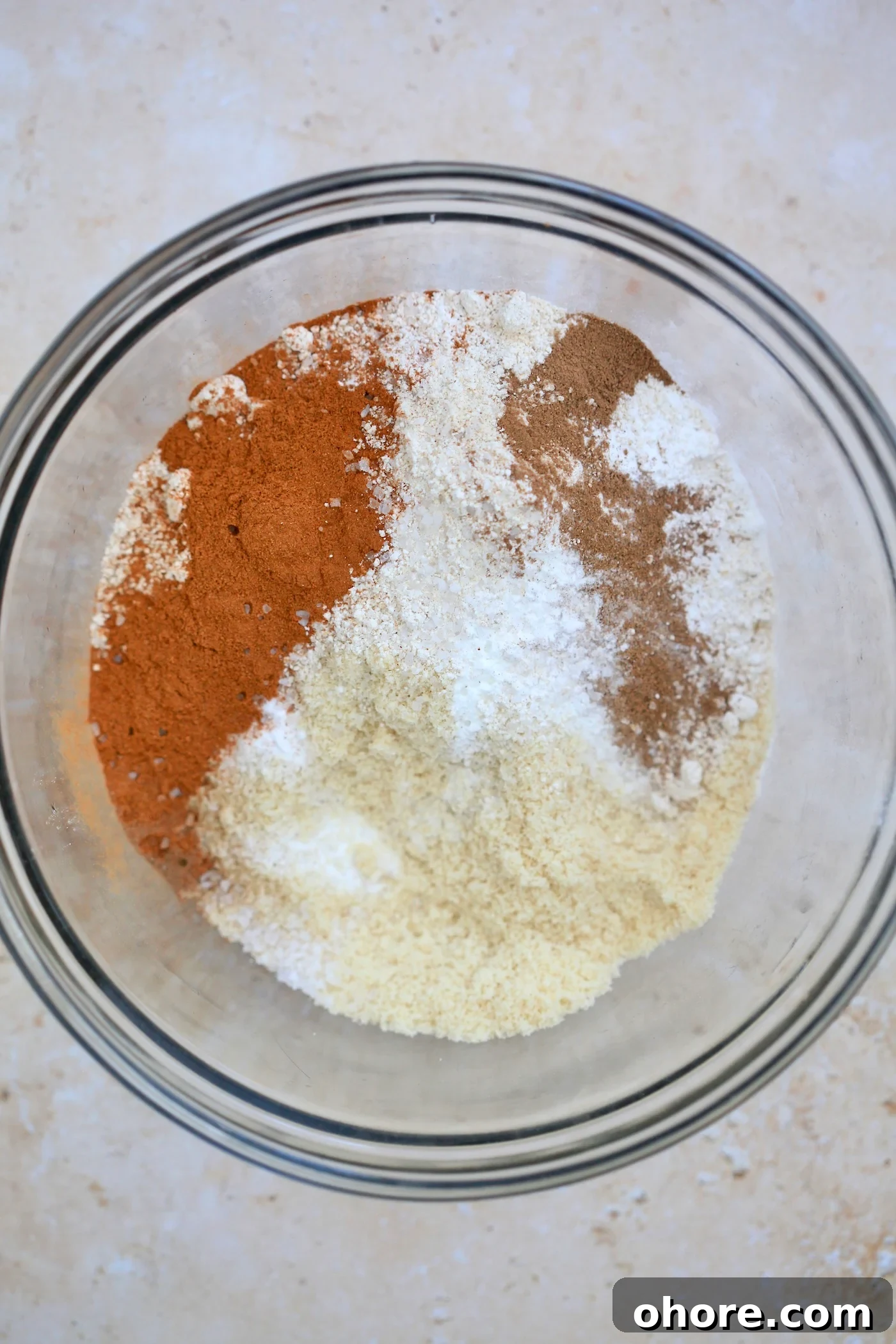 Almond Flour Apple Muffins: Fluffy, Gluten-Free Recipe 3 flour and cinnamon in mixing bowl