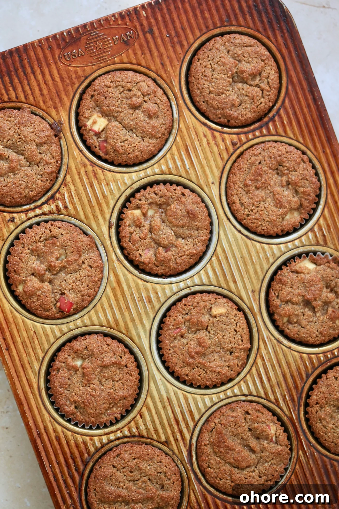 Almond Flour Apple Muffins: Fluffy, Gluten-Free Recipe 7 baked muffins