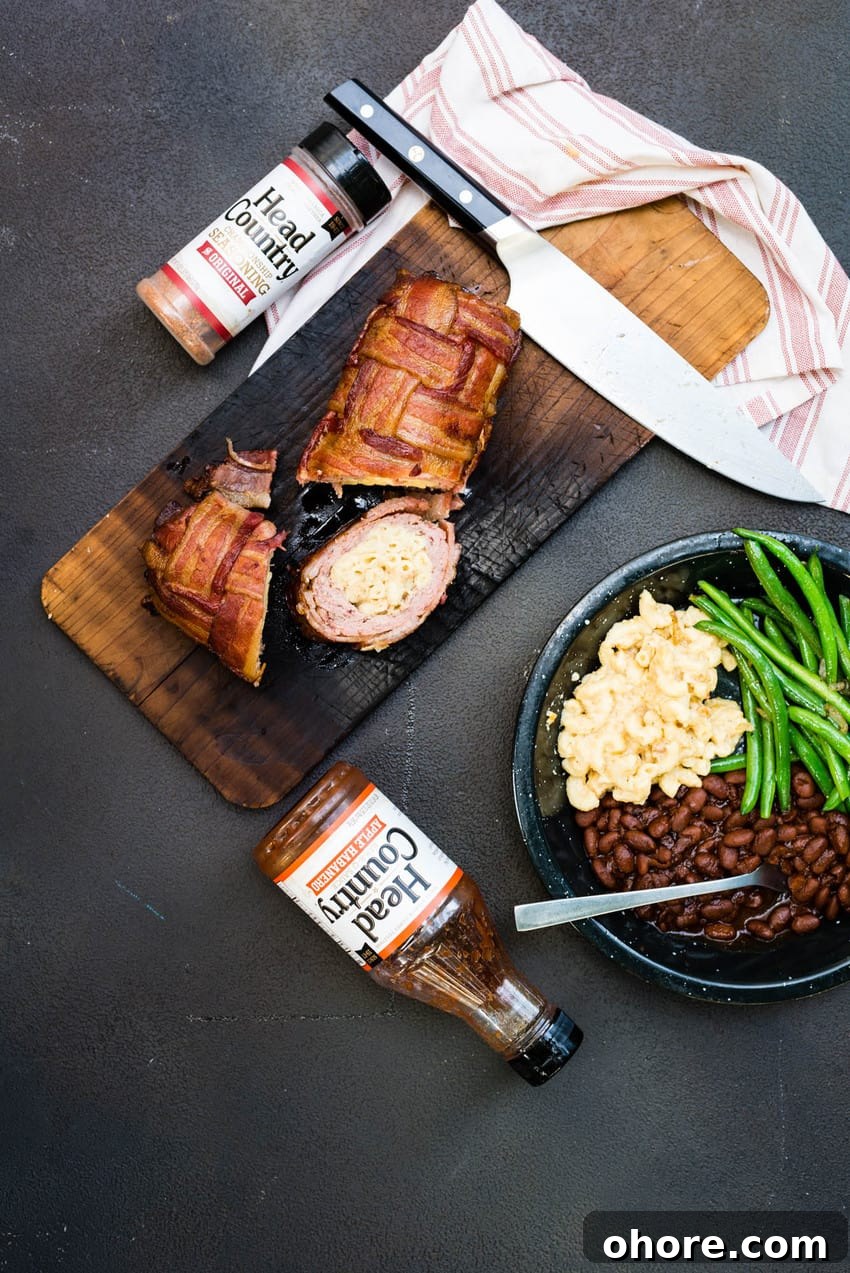 Smoked Bacon Wrapped BBQ Fatty Recipe GirlCarnivore