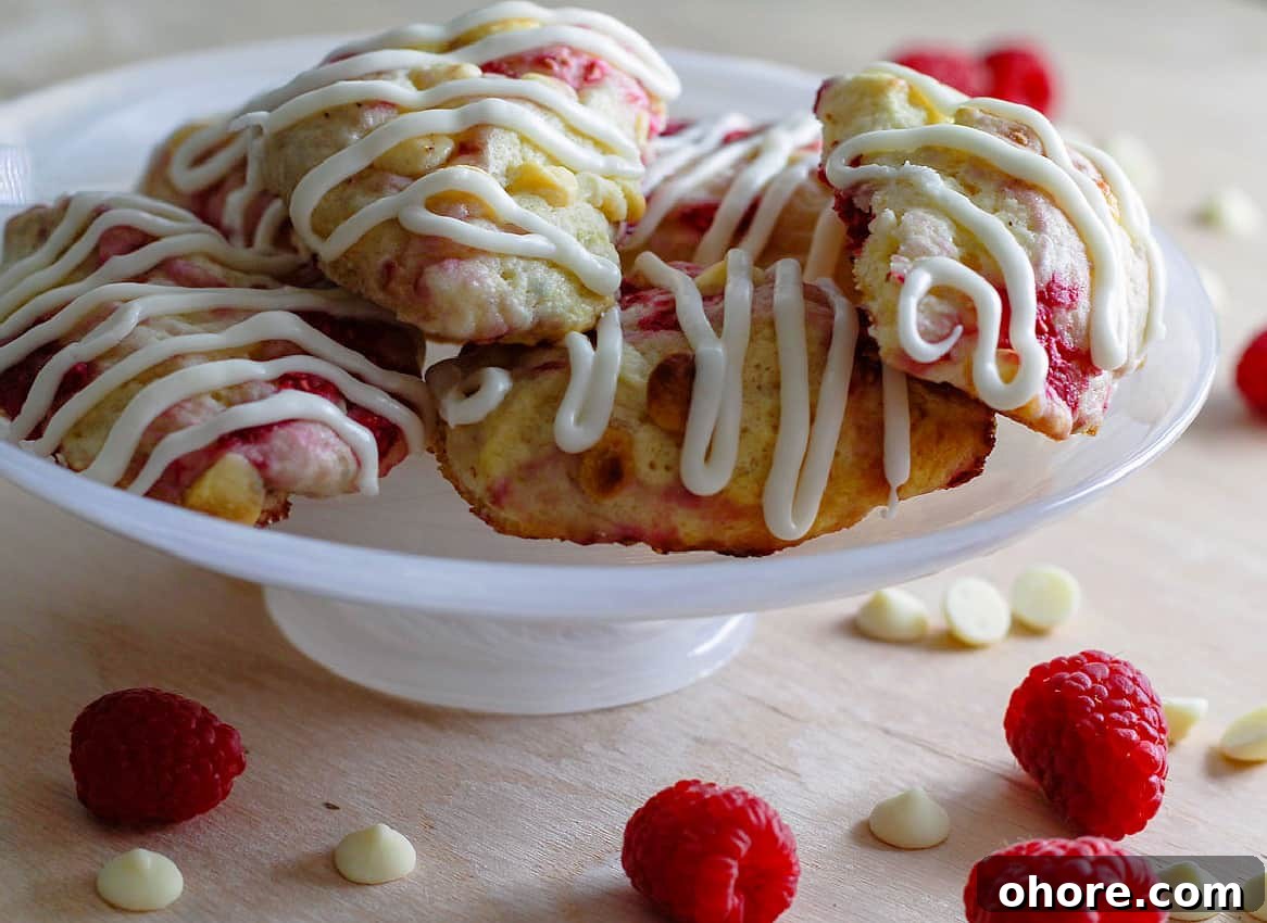 Buttery Raspberry Scones with Lemon Glaze recipe 3 img 7309 2