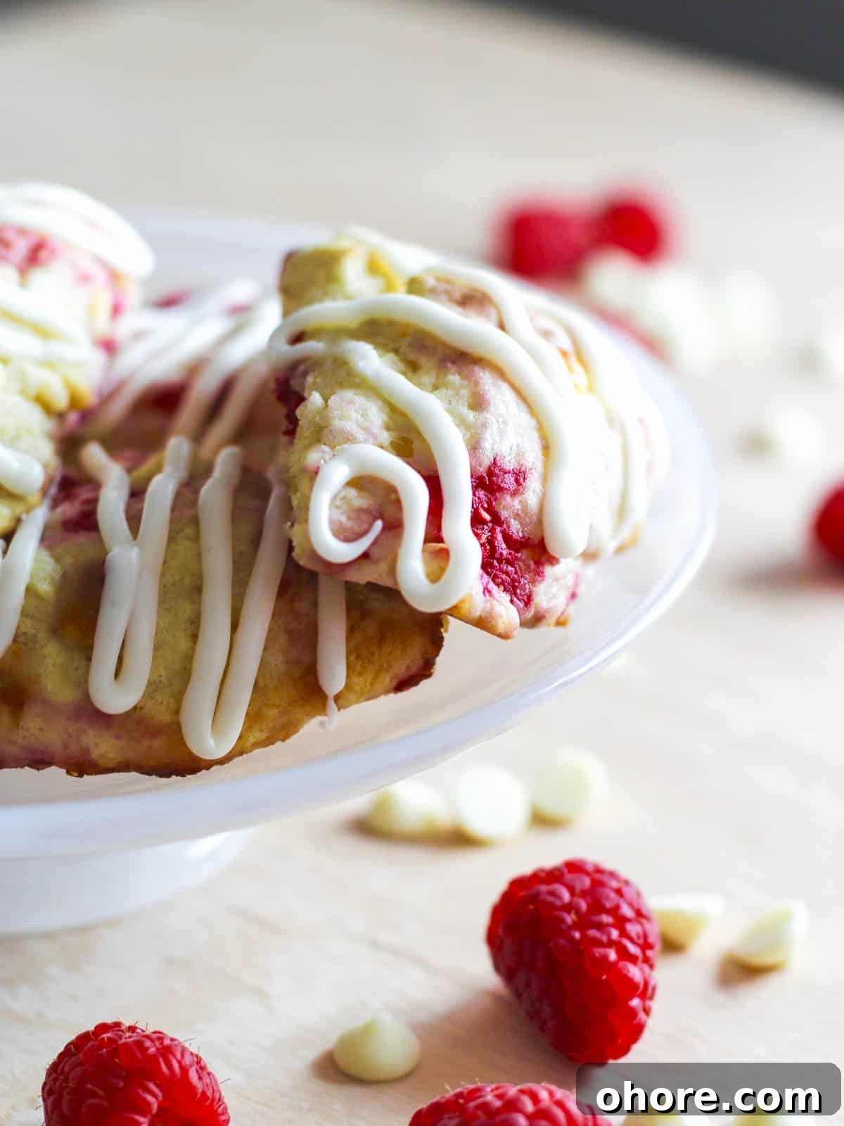 Buttery Raspberry Scones with Lemon Glaze recipe 6 img 7309 5