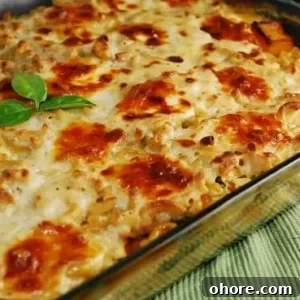 butternut squash and spinach pasta casserole
