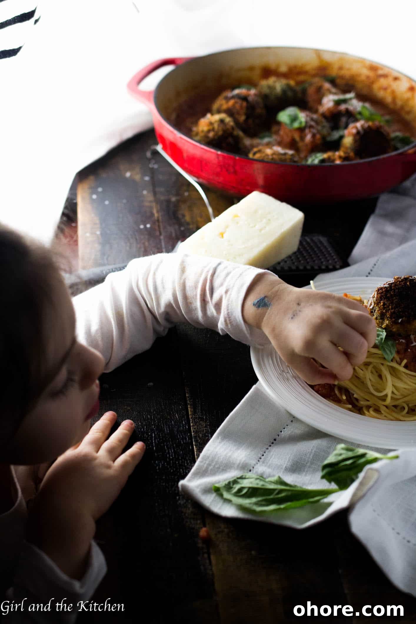Spicy Vegetarian Meatballs - Girl and the Kitchen