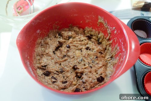 Banana Chocolate Muffins