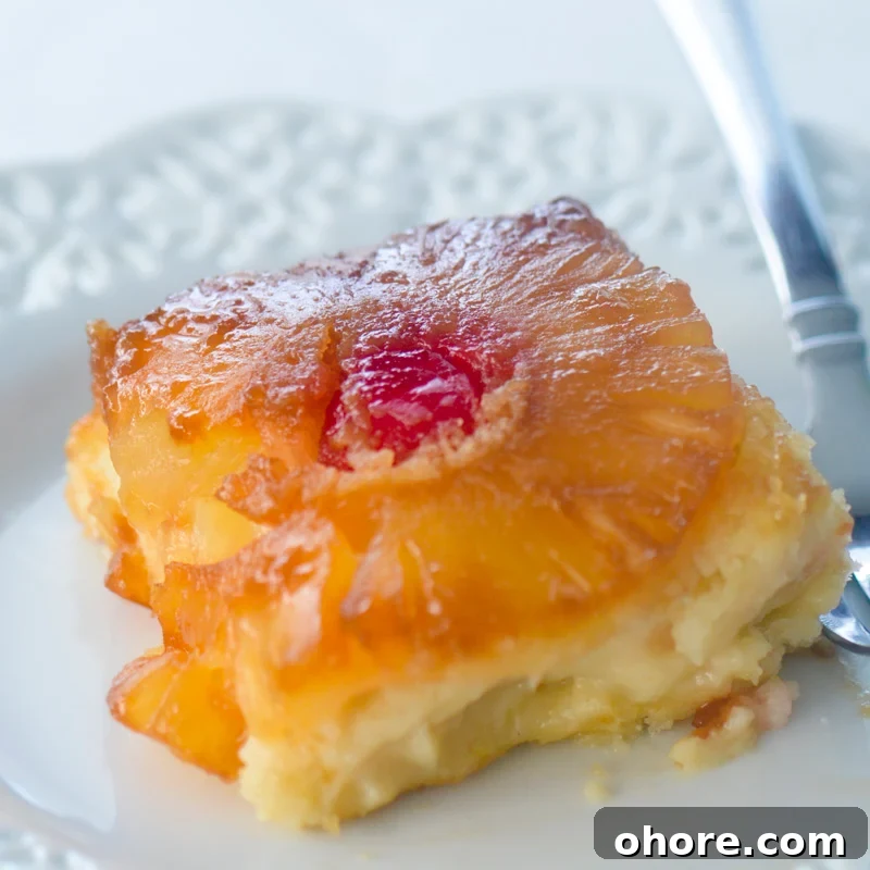Trisha Yearwood’s Classic Pineapple Upside-Down Cake Recipe 2 pineapplecake 042