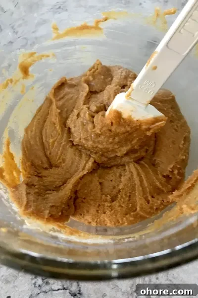 peanut butter snack bites batter