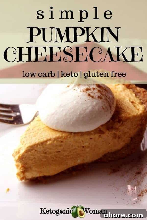 No-Bake Keto Pumpkin Cheesecake Recipe — Low-Carb & Simple 9 Low carb keto pumpkin cheesecake recipe