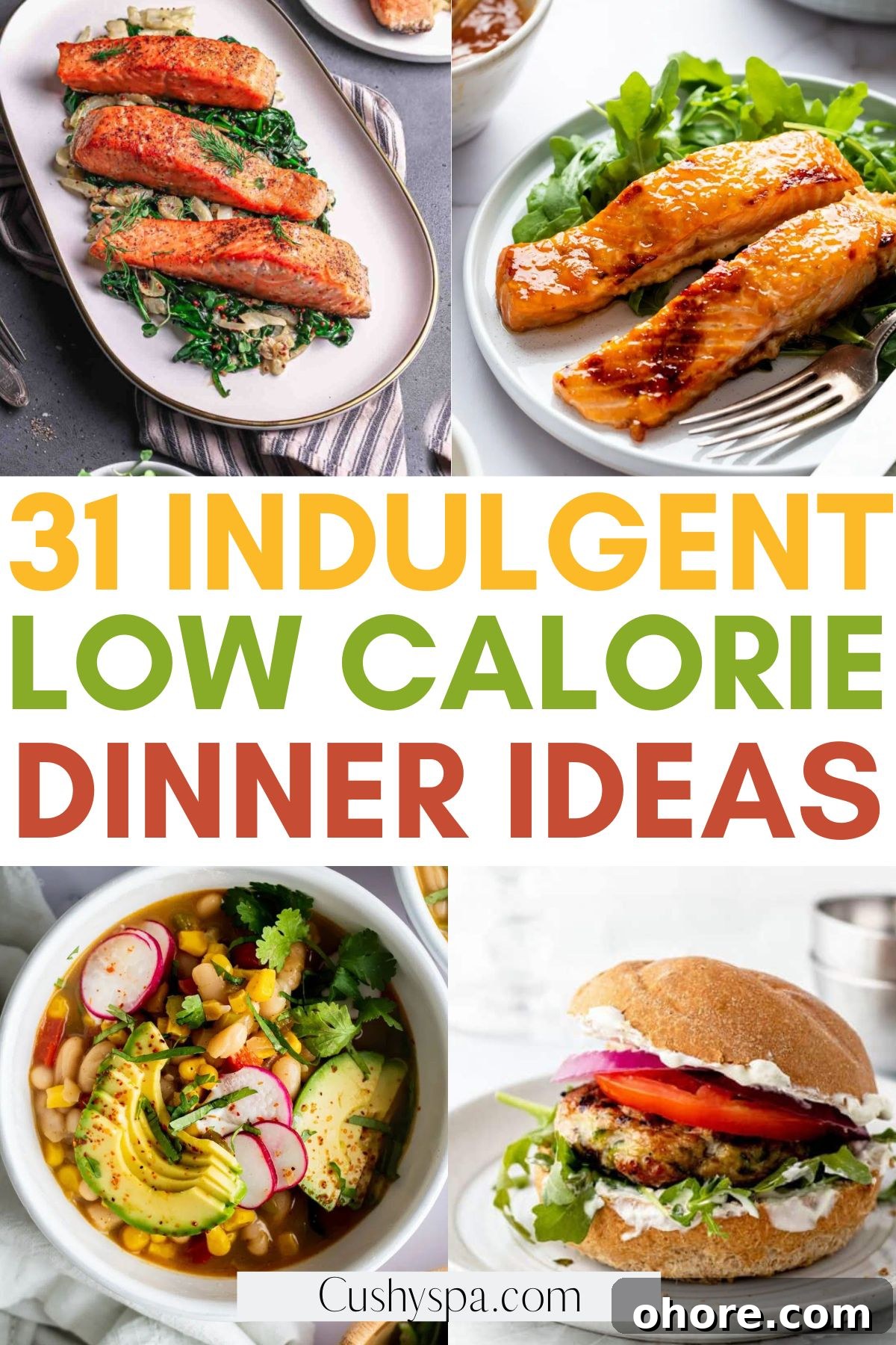 recipes for low calorie dinners