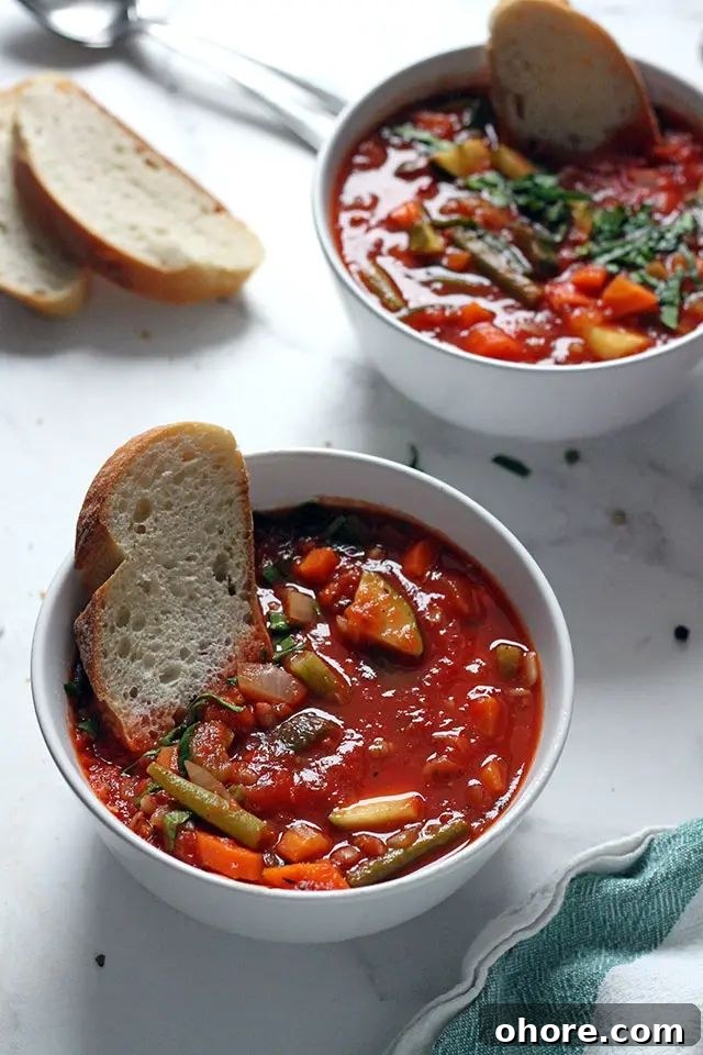 minestrone soup