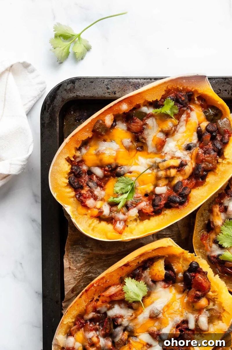 stuffed spaghetti squash