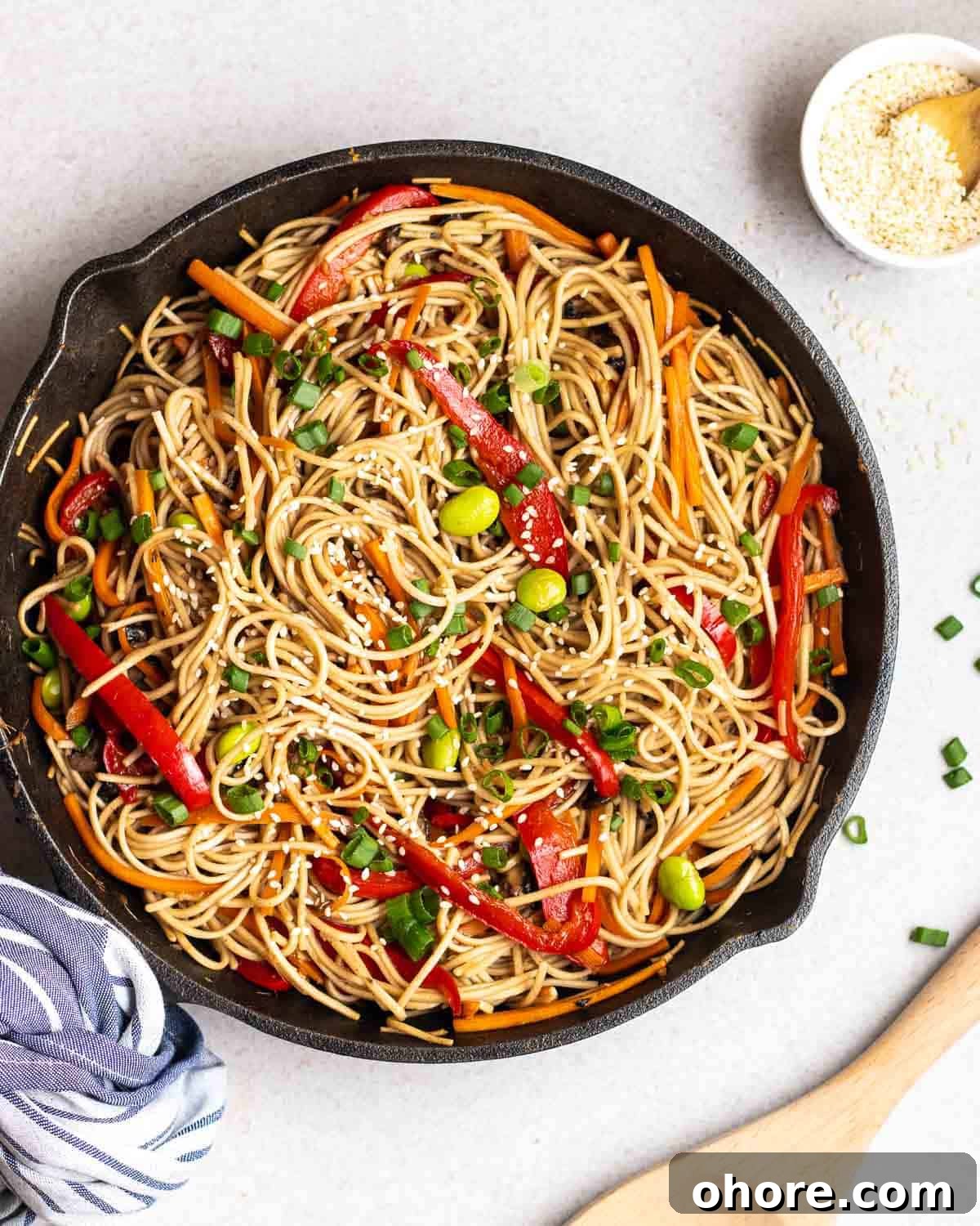 teriyaki soba noodles