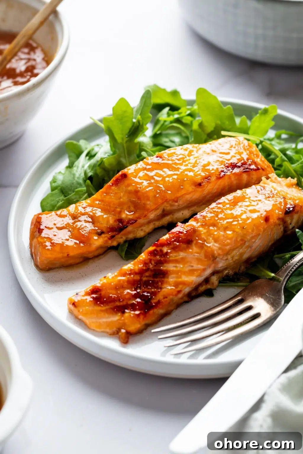 apricot salmon