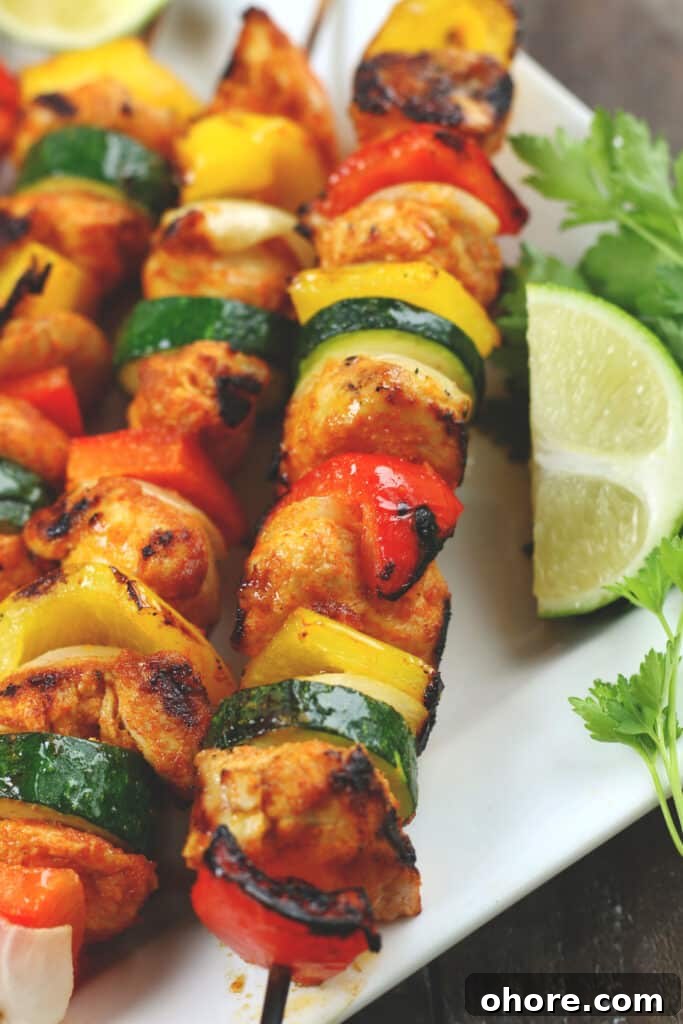grilled chicken kabobs