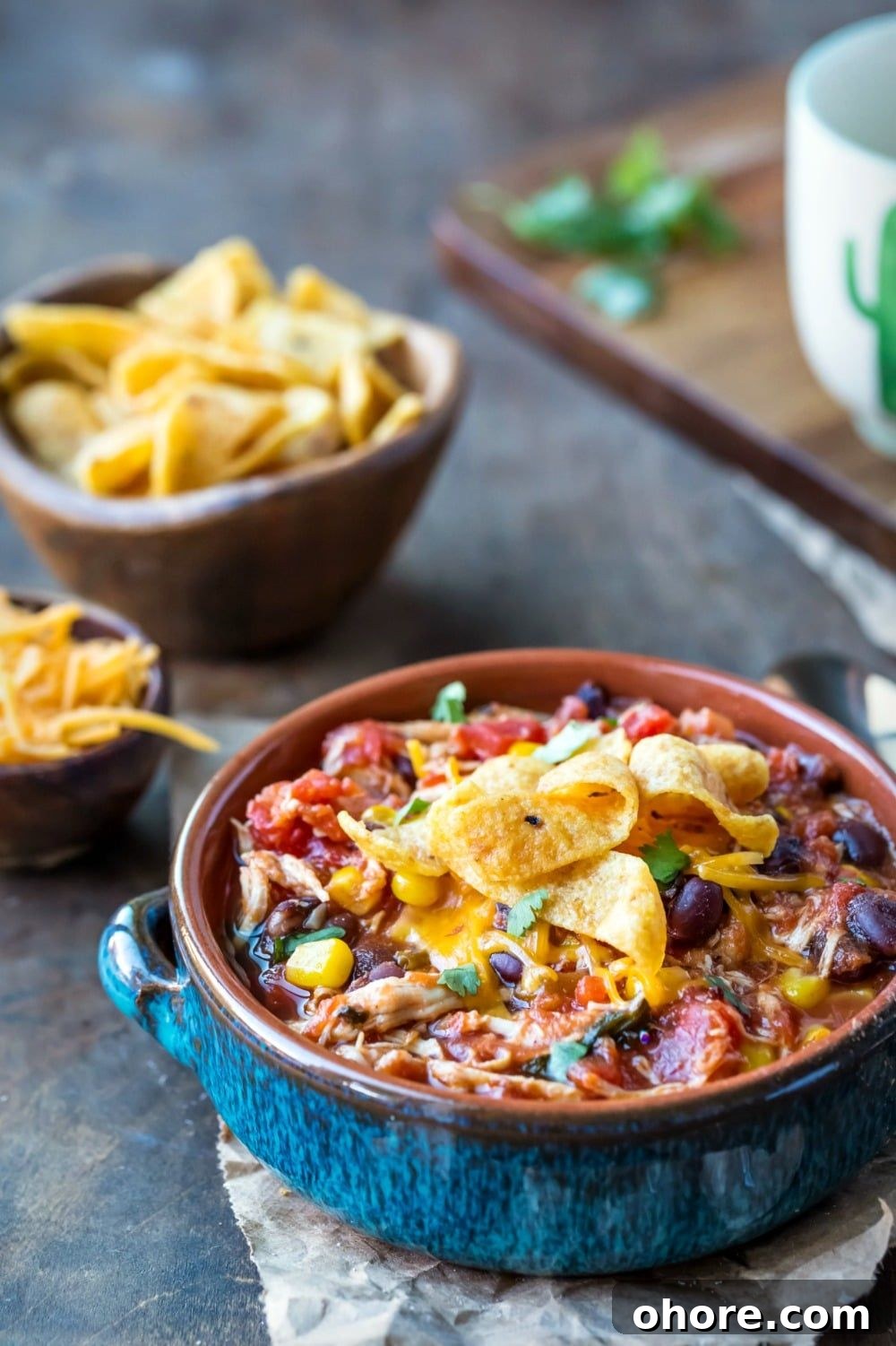 slow cooker chicken chili
