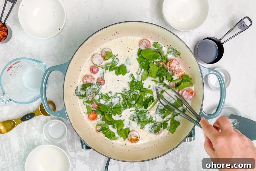 creamy salmon pasta
