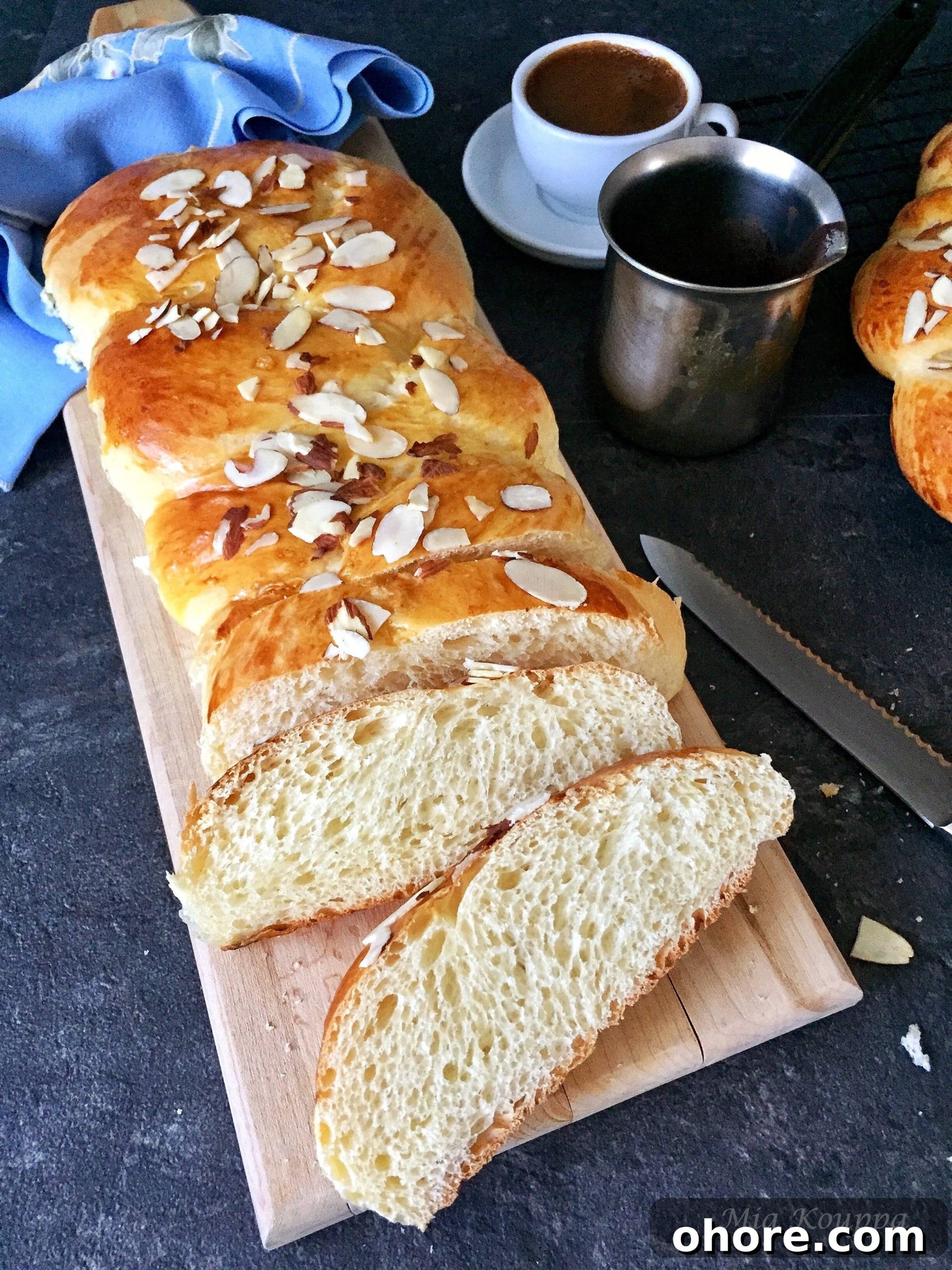 Tsoureki: Traditional Greek Easter Bread Recipe and Tips 21 Tsoureki (Τσουρέκι)