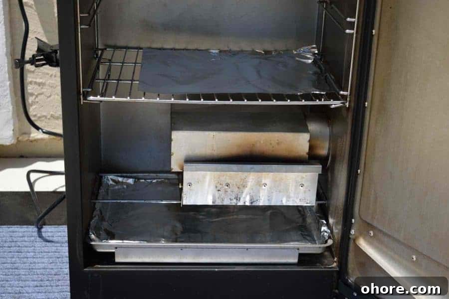 Aluminum Foil in the Smoker